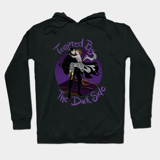 Reylo Tempted by the Dark Side Hoodie by Drea D. Illustrations